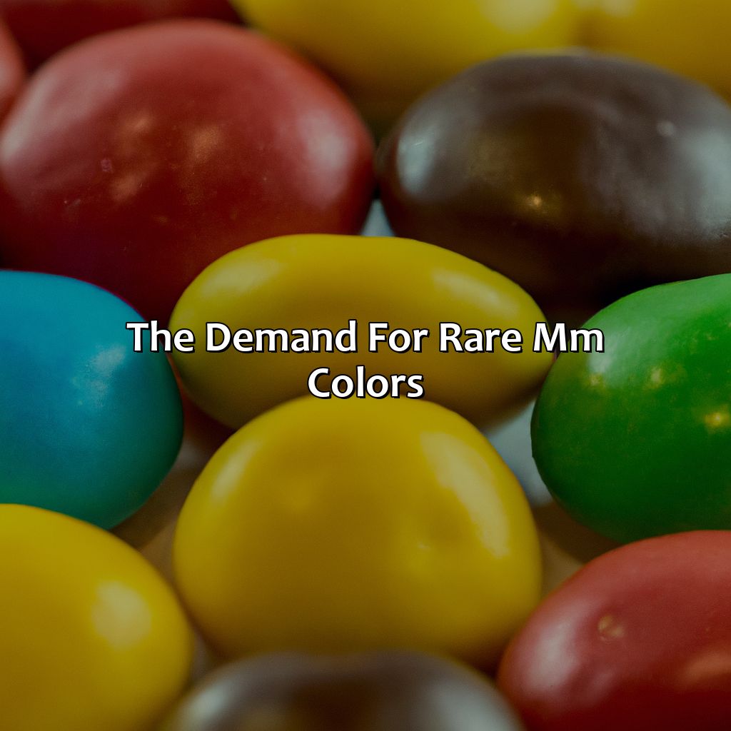 The Demand For Rare M&M Colors - What Is The Rarest M&M Color, 