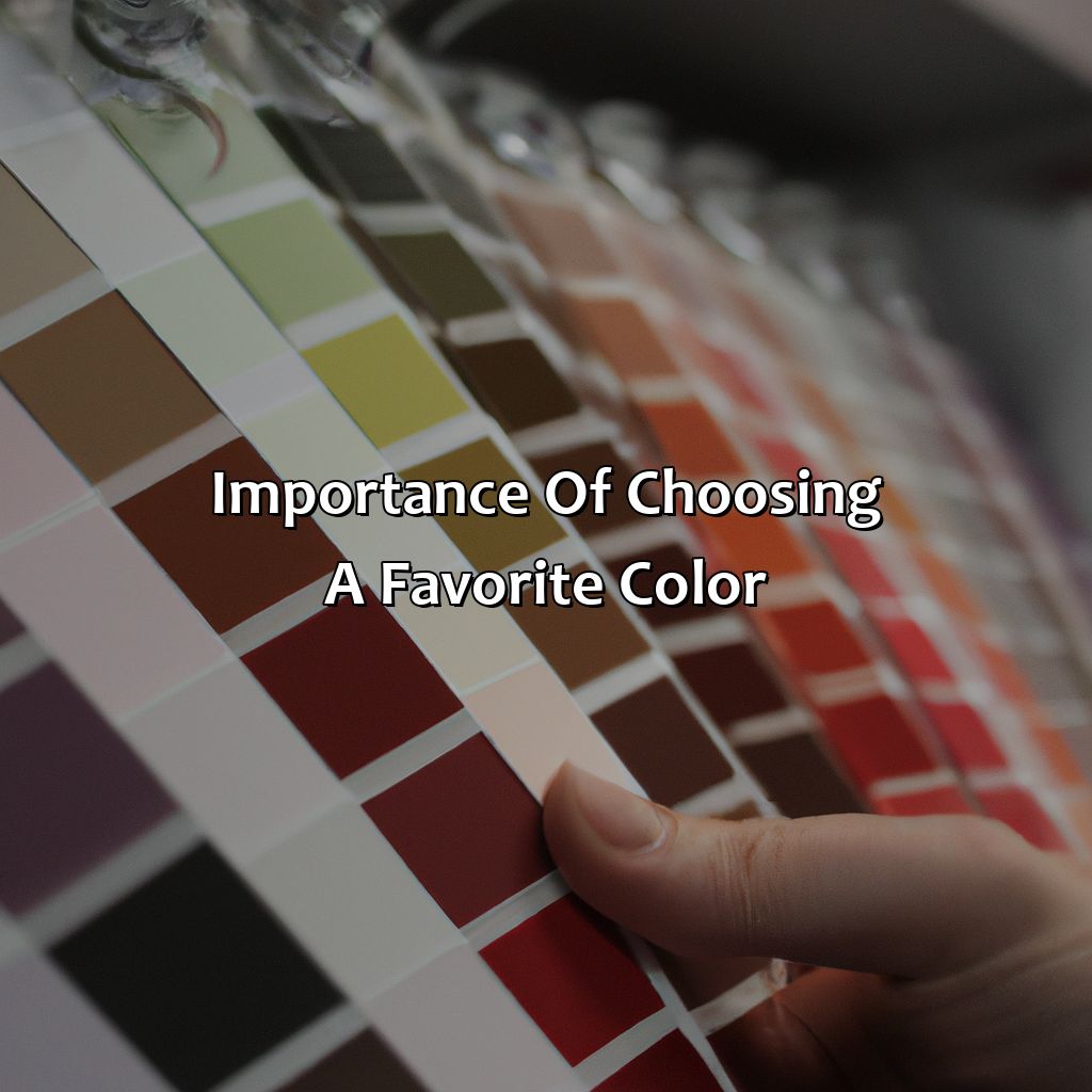Importance Of Choosing A Favorite Color  - What Is V Favorite Color, 