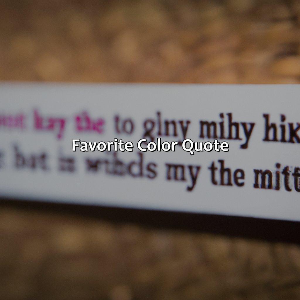 Favorite Color Quote  - What Is Your Favorite Color Monty Python Quote, 