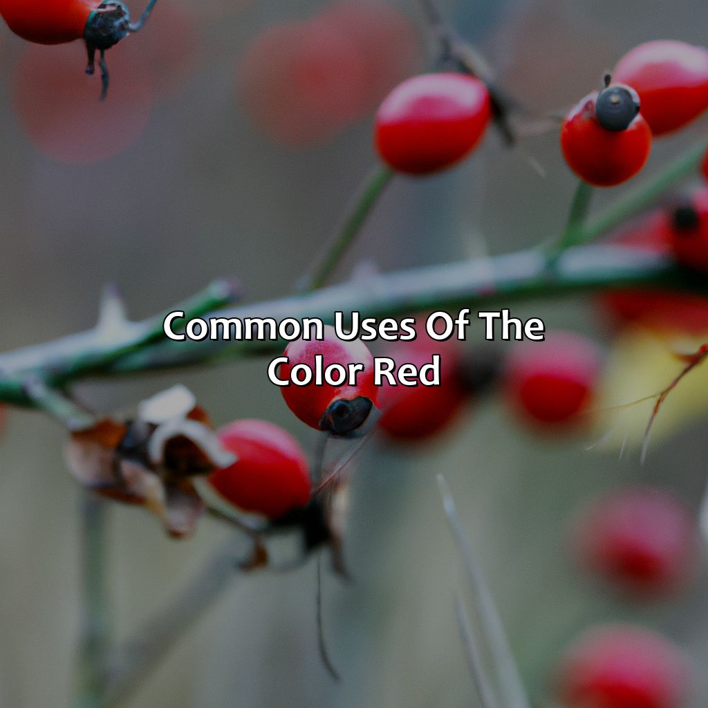Common Uses Of The Color Red  - What Makes The Color Red, 