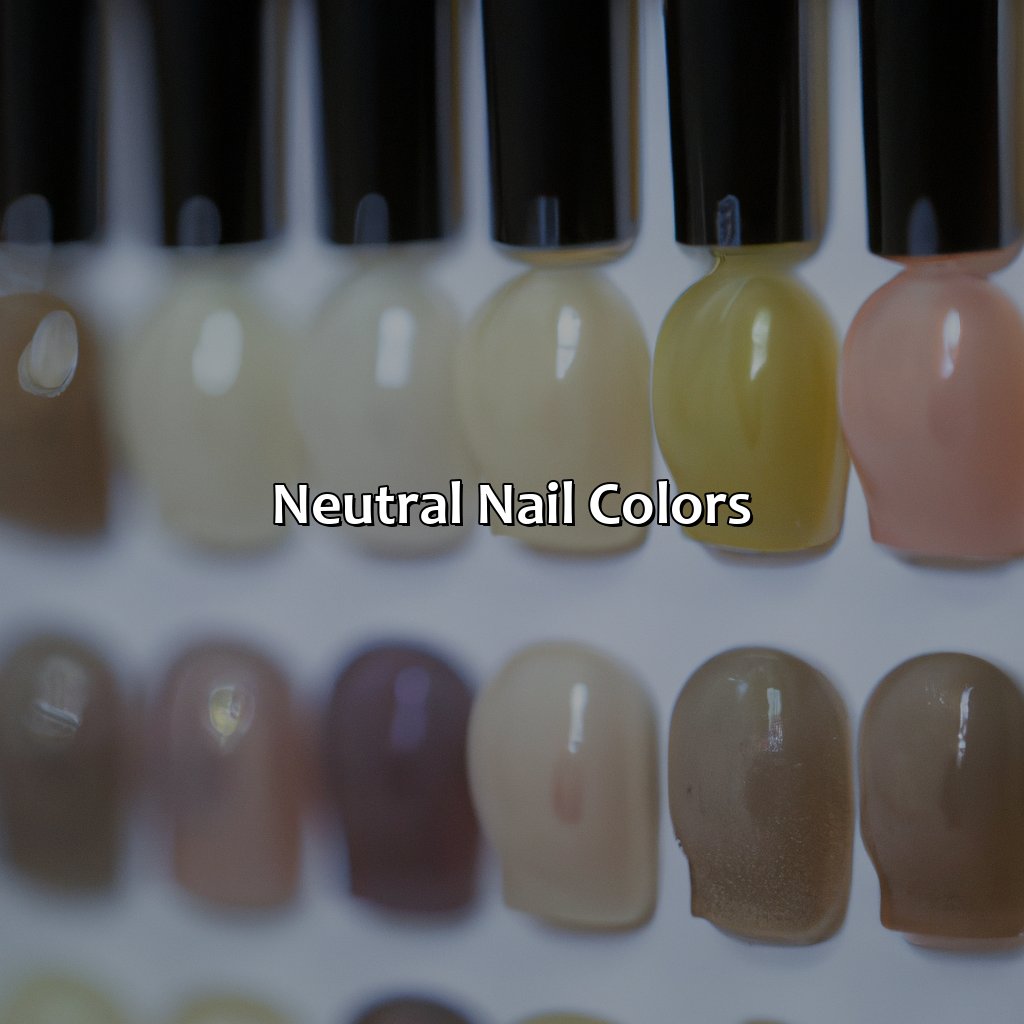 Neutral Nail Colors  - What Nail Color Goes With Everything, 