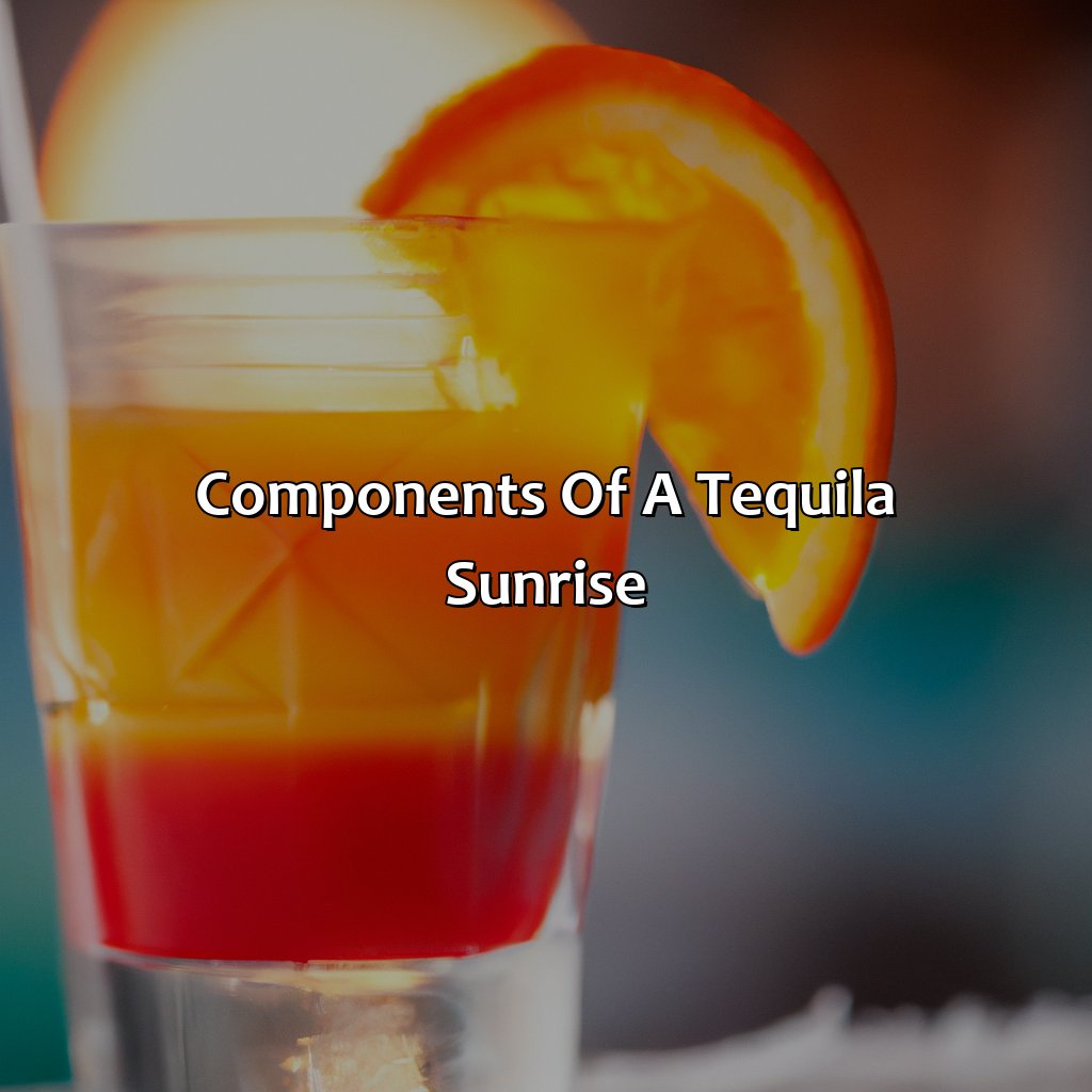 Components Of A Tequila Sunrise  - What Provides The Red Color In A Tequila Sunrise?, 