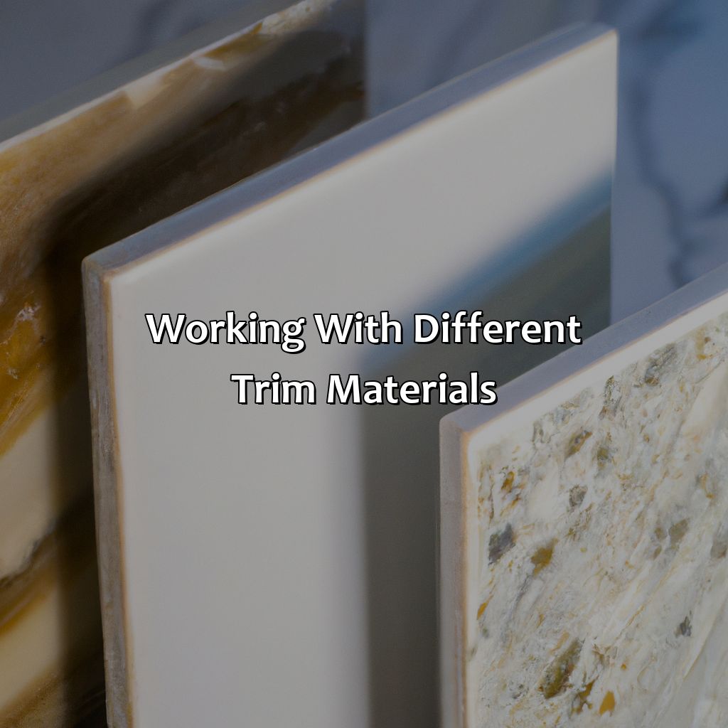 Working With Different Trim Materials  - What Trim Color Goes With Alabaster Walls, 
