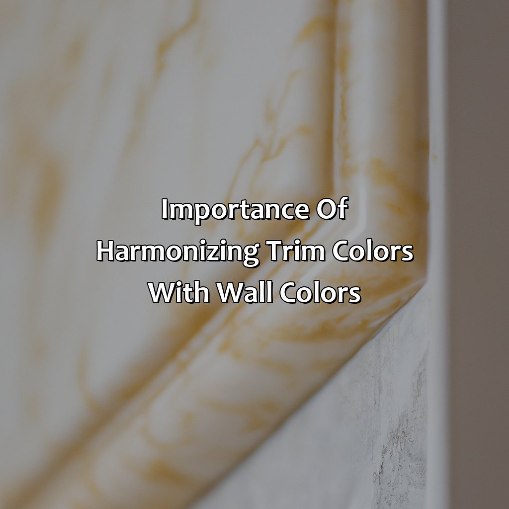 Importance Of Harmonizing Trim Colors With Wall Colors  - What Trim Color Goes With Alabaster Walls, 