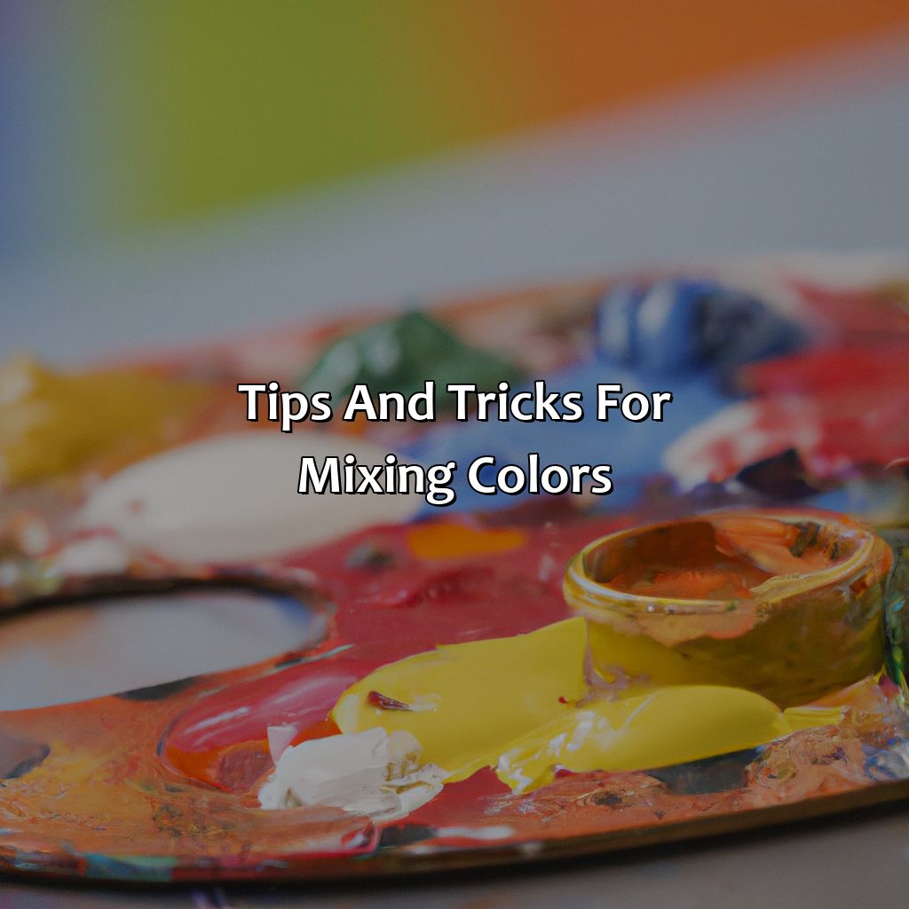 Tips And Tricks For Mixing Colors  - What Two Color Make Brown, 