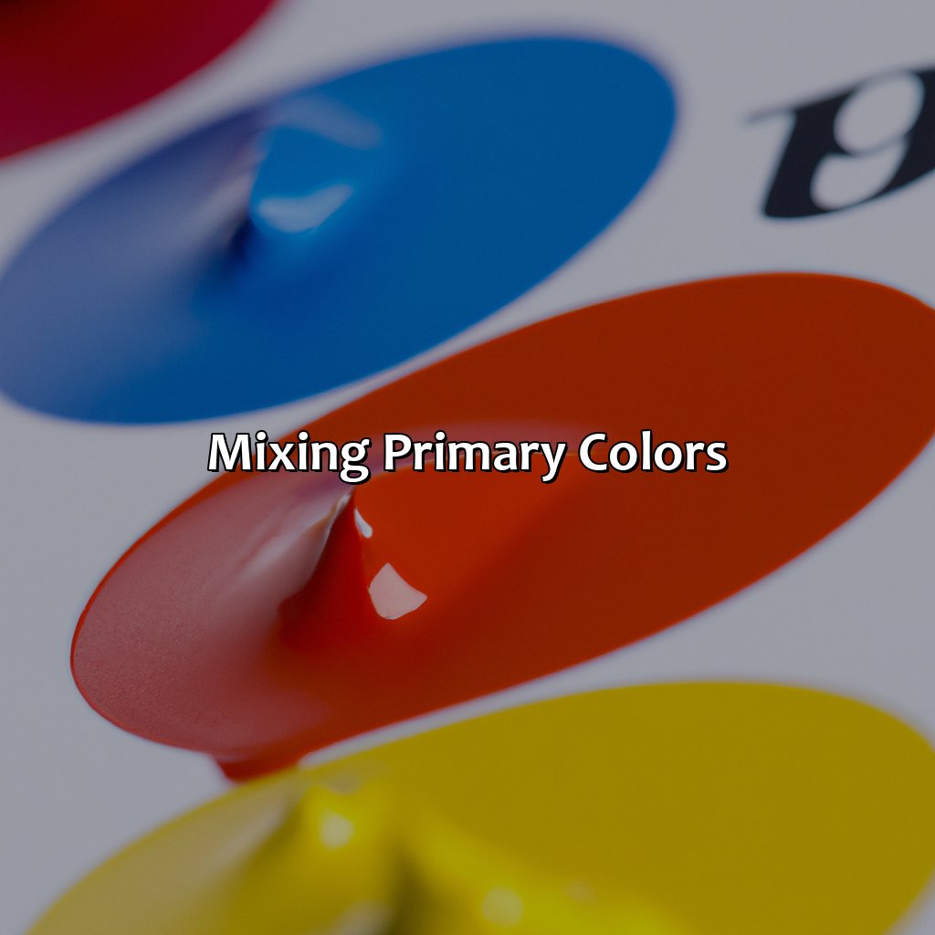 Mixing Primary Colors  - What Two Color Make Brown, 
