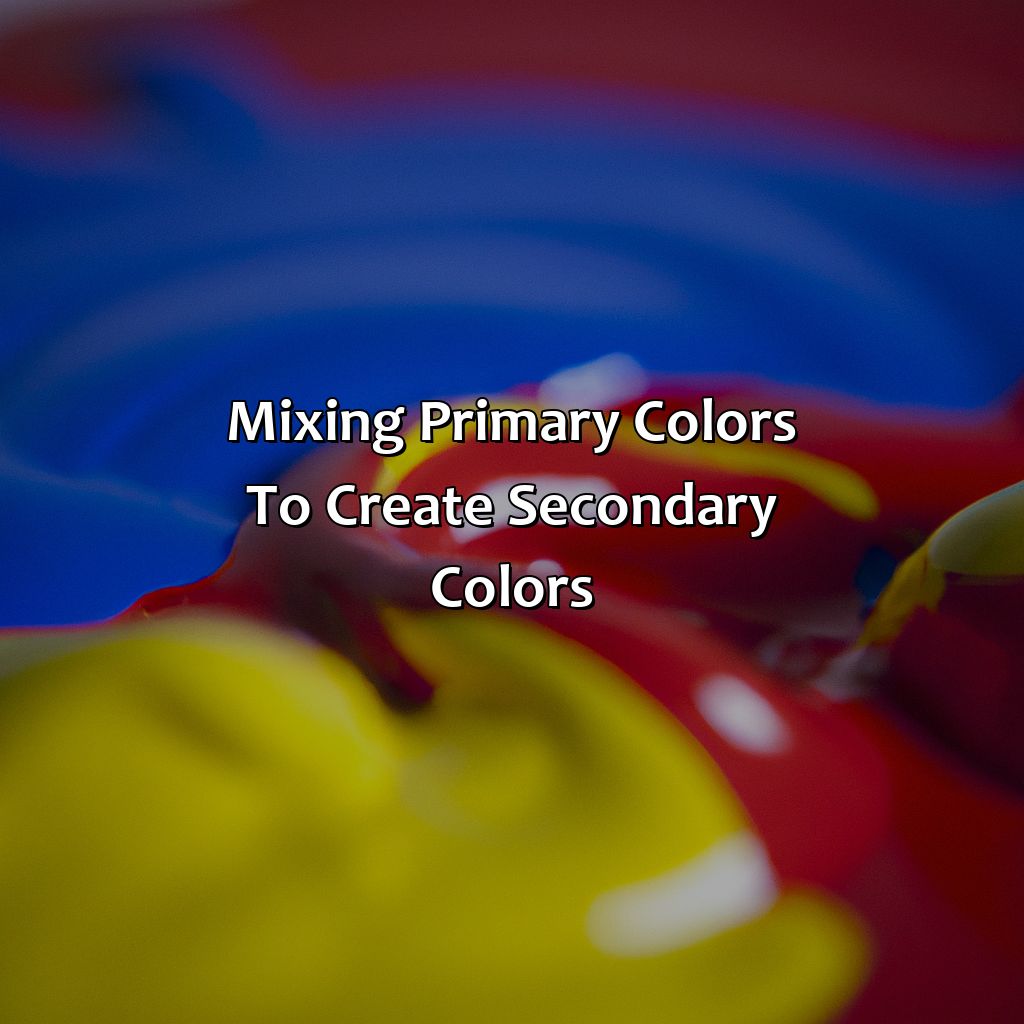 Mixing Primary Colors To Create Secondary Colors  - What Two Color Make Red, 