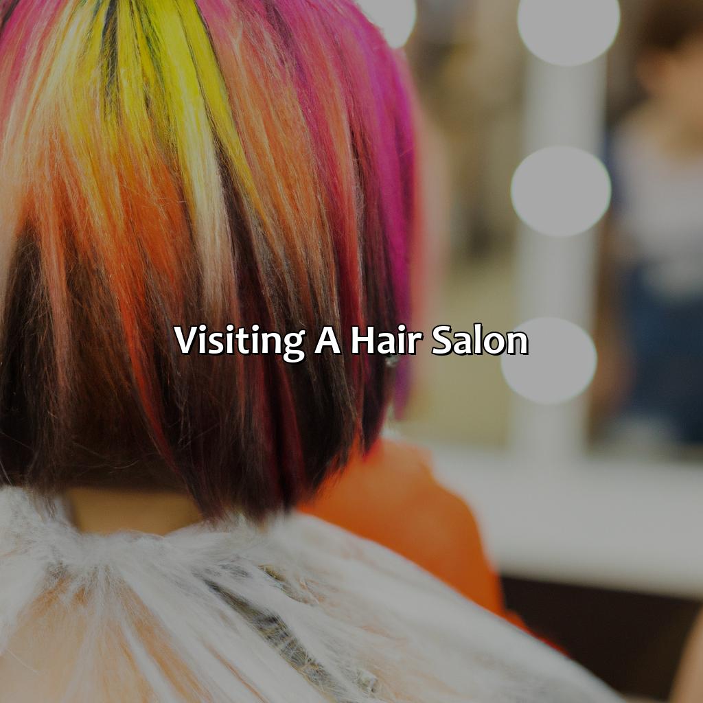 Visiting A Hair Salon  - What Unnatural Color Should I Dye My Hair Quiz, 