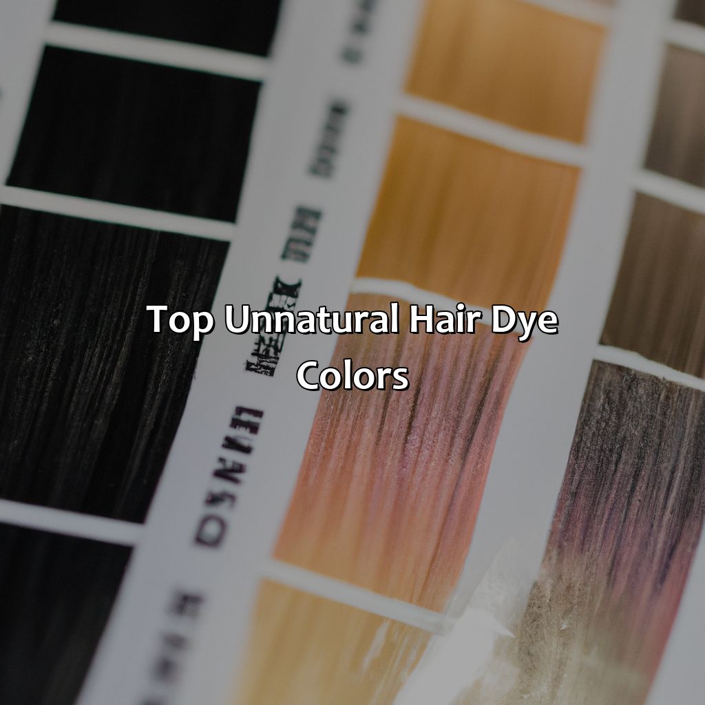 Top Unnatural Hair Dye Colors  - What Unnatural Color Should I Dye My Hair Quiz, 