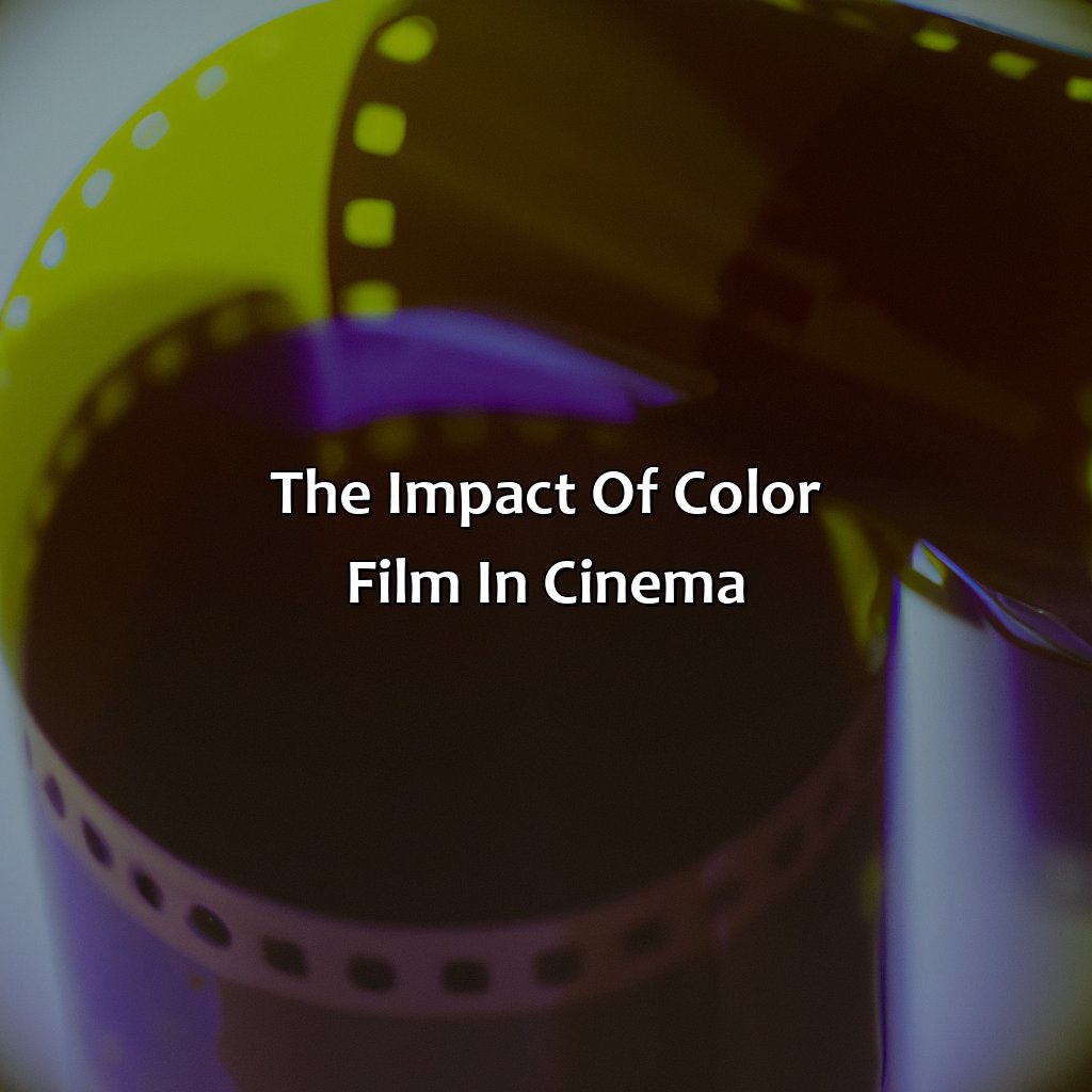 The Impact Of Color Film In Cinema  - What Was The First Film In Color, 
