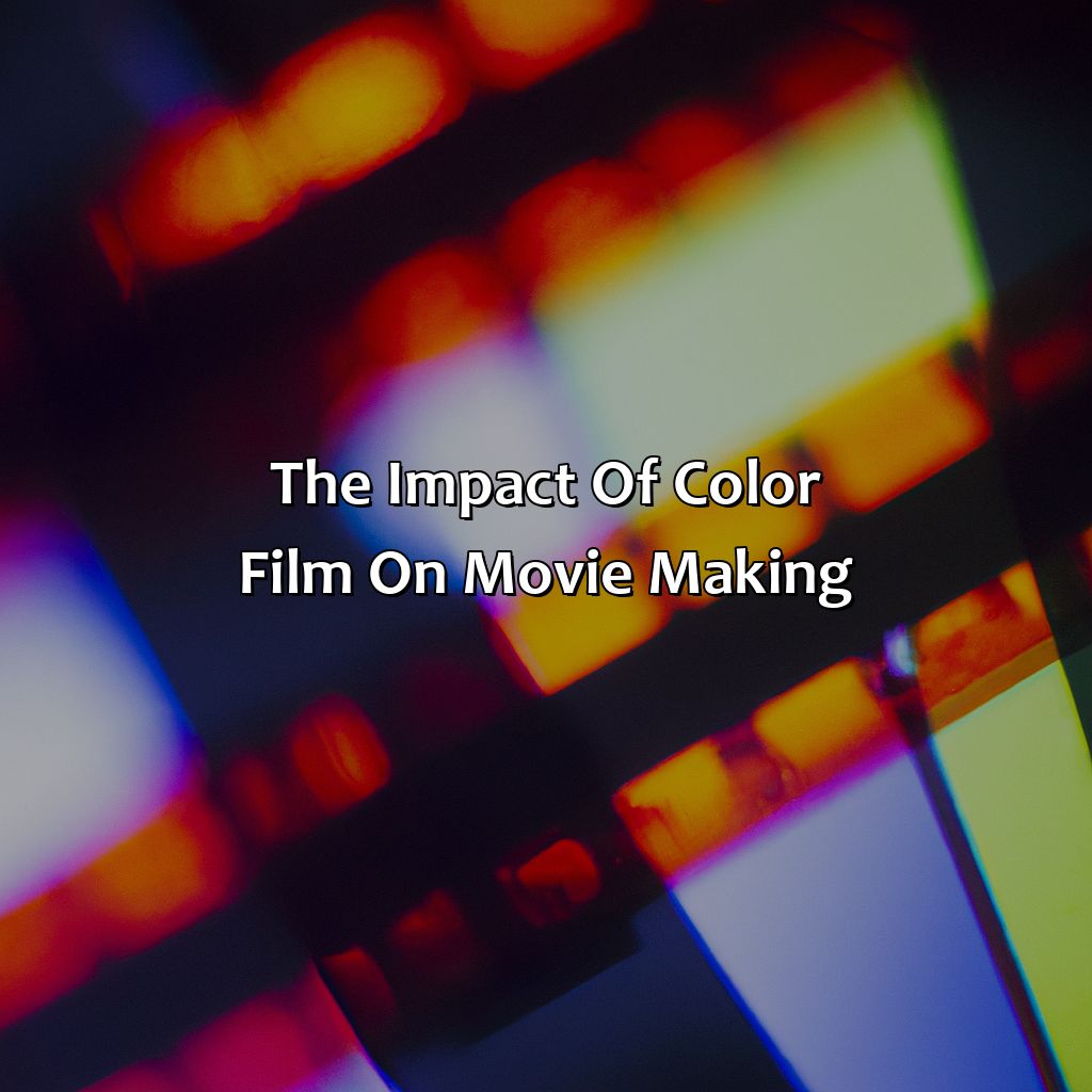 The Impact Of Color Film On Movie Making  - What Was The First Movie Ever Made In Color, 