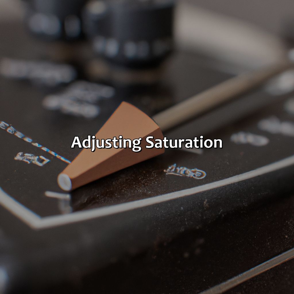 Adjusting Saturation  - What Would You Adjust To Increase The Color Intensity Of An Image, 