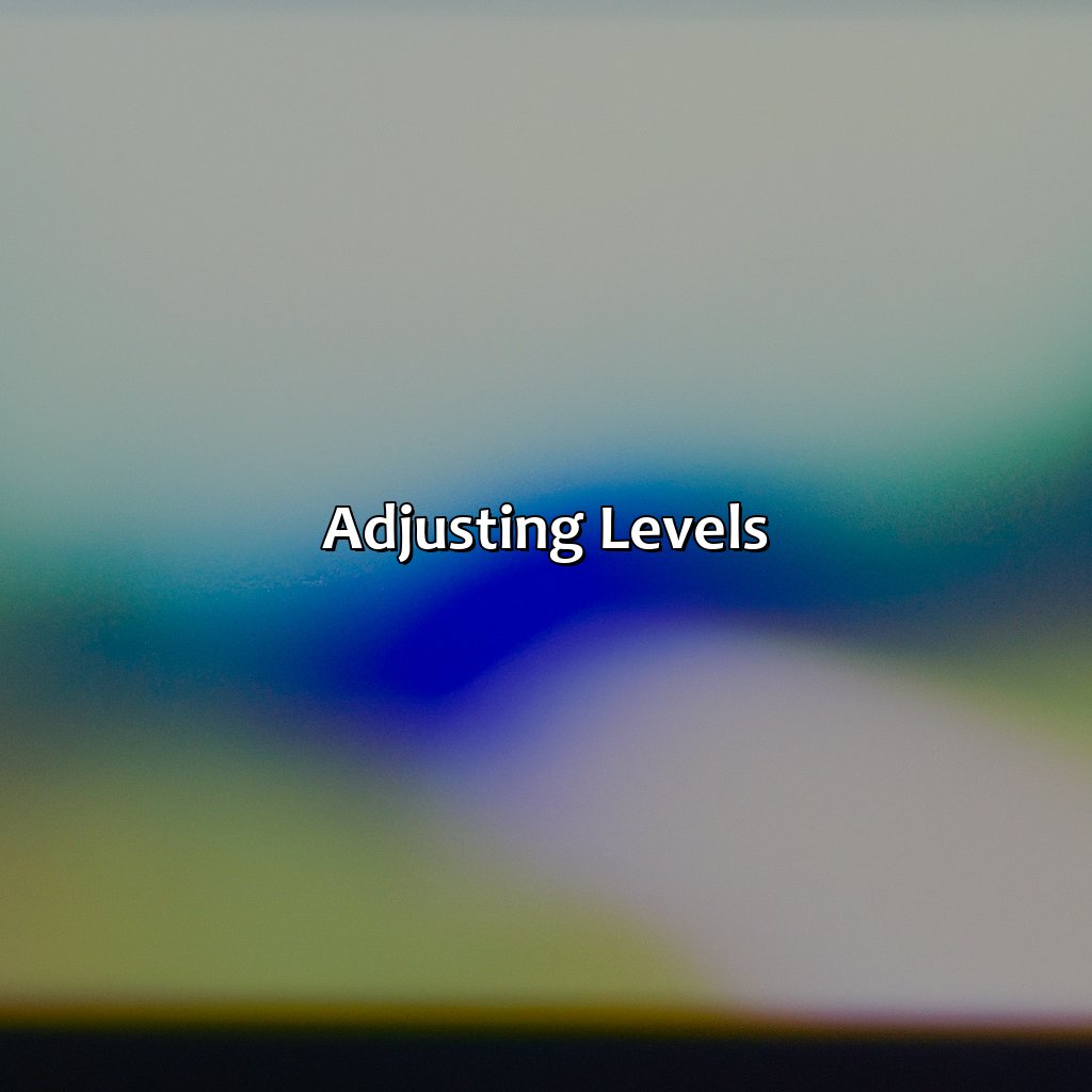 Adjusting Levels  - What Would You Adjust To Increase The Color Intensity Of An Image, 