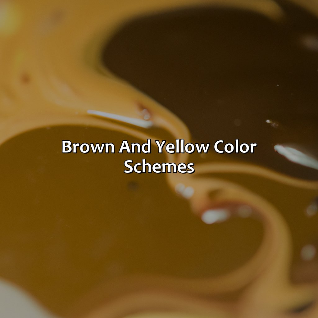 Brown And Yellow Color Schemes  - Yellow And Brown Make What Color, 