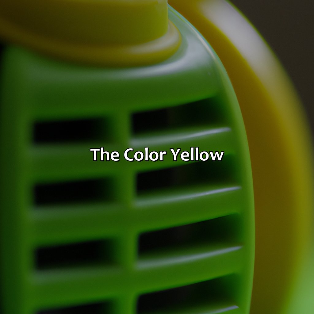 The Color Yellow  - Yellow And Green Is What Color, 