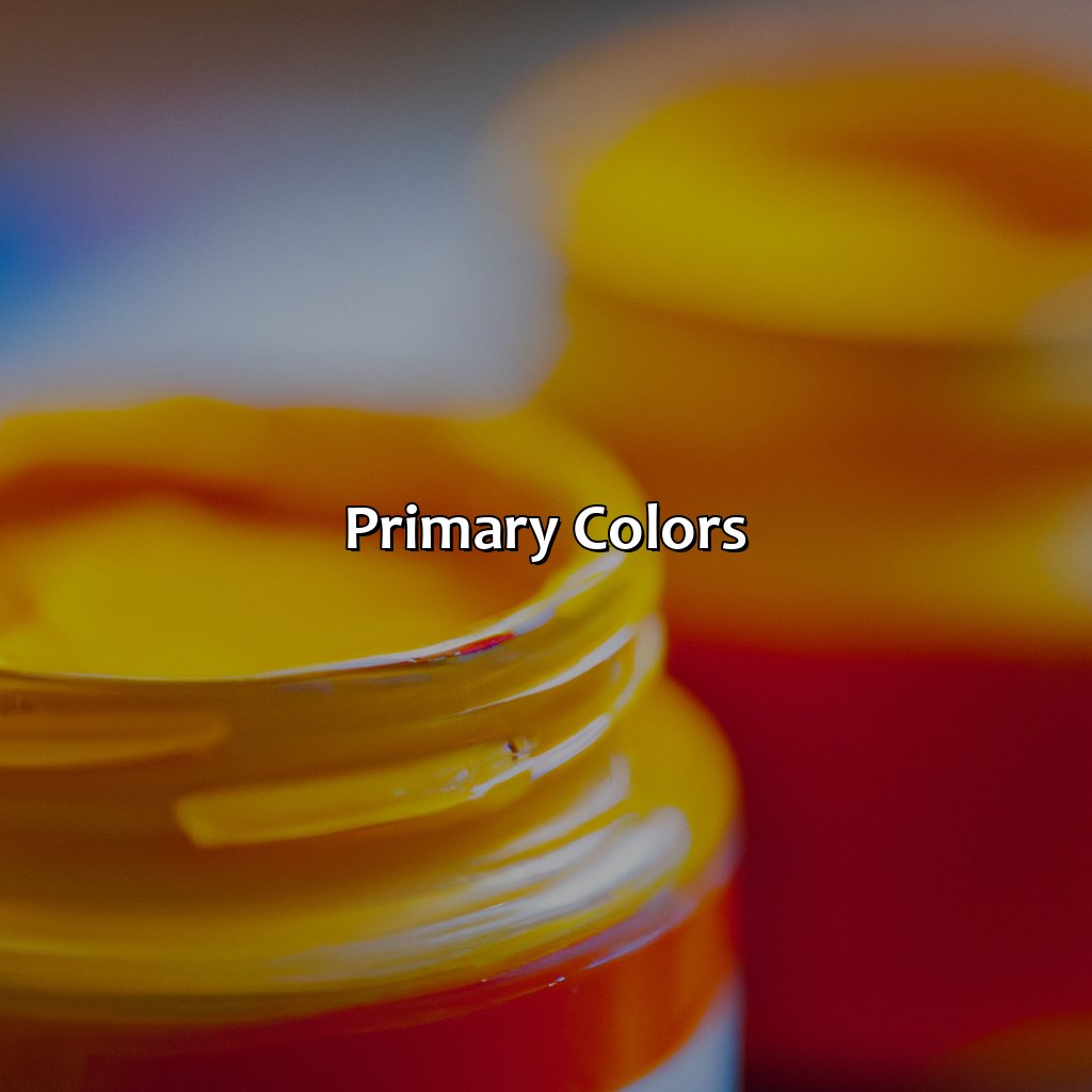 Primary Colors  - Yellow And Orange Make What Color, 